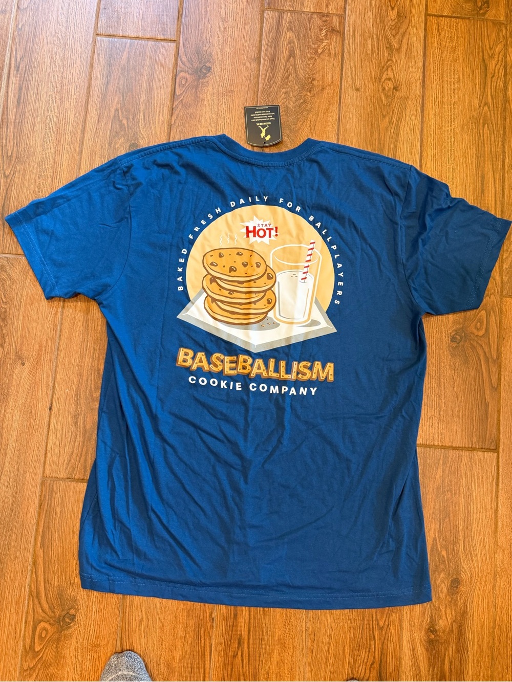 Baseballism Cookie Company Graphic Tee - Blue / menās xxl / nwt